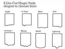 Die Cut Custom Cube Pads